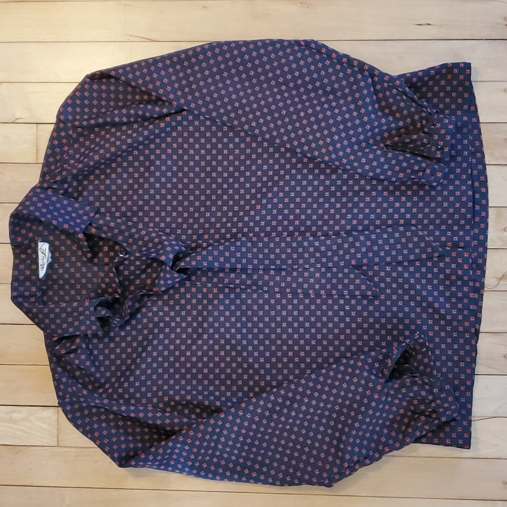 Vintage 70's black, long sleeve tie neck blouse
